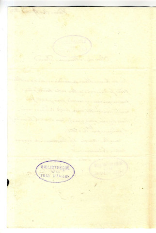 Correspondance de Denis avec Pierre-Jean David d'Angers