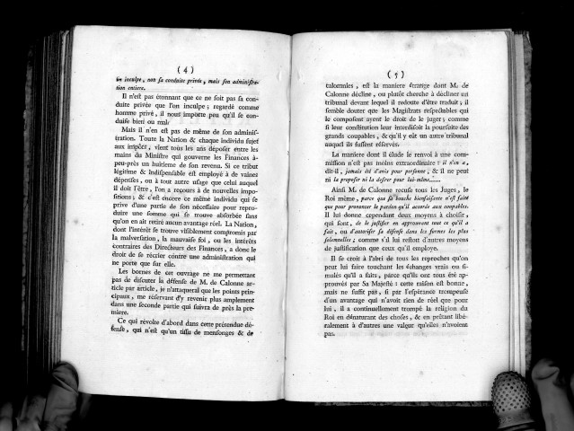 Réplique au mémoire justificatif de M. de Calonne, par un citoyen