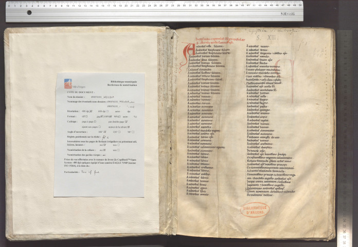 Lettres de saint Ambroise ; Office de saint Girard, moine de Saint-Aubin ; De sancta virginitate (saint Augustin)