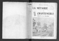 La Métairie de Chantemerle. [Tome II]