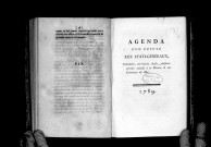 Agenda d'un député aux Etats-Généraux