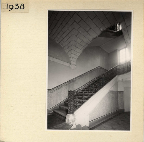 Angers : Abbaye du Ronceray, escalier