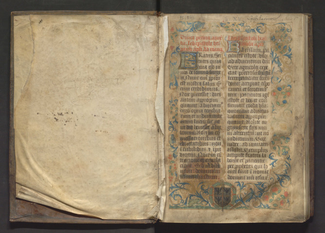 Épistolaire ; le propre des saints est au fol. 83