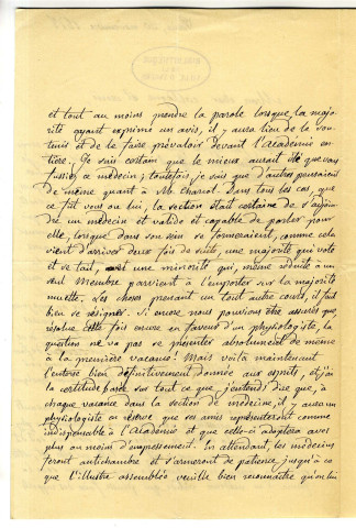 Correspondance de Duchartre [avec Gubler]