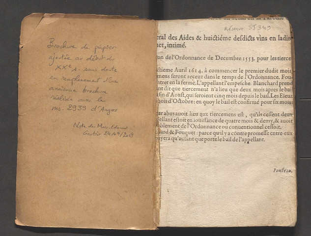 Plaidoier pour le gardien de La Balmette lez Angers. [De Montholon]