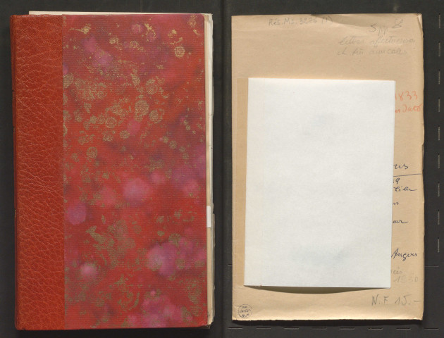 Correspondance passive de Pierre-Jean David d'Angers provenant de la collection d'André Bruel. Dossier 1, Lettres autographes de Charles-Porphyre-Alexandre Desains à David d'Angers