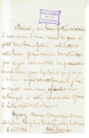 Cesena (Amédée de), journaliste