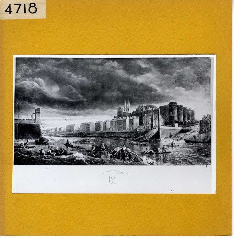 Angers : Catastrophe du pont de la Basse-Chaîne