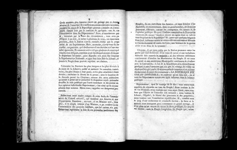 Les citoyens de la commune d'Angers légalement réunis dans leurs sections, à la Convention nationale