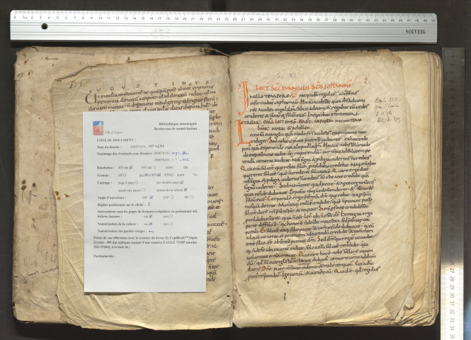 « In Christi nomine. Incipit liber pastoralis Gregorii papae, ad Johannem, archiepiscopum Ravenne. Pastoralis curae me pondera fugere... »