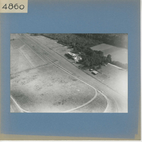 Durtal : Hippodrome (vue aérienne)