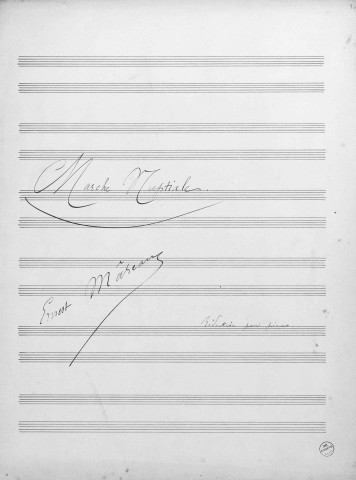 Ernest Mâreaux. Marche nuptiale