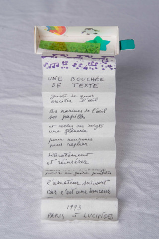 Une bouchée de texte