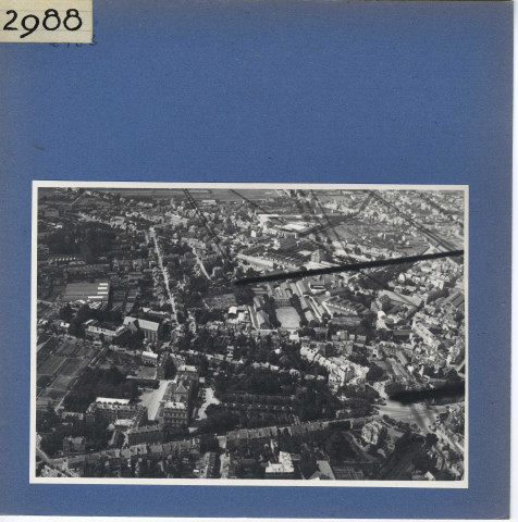 Angers : Vue aérienne du quartier de l'Université catholique