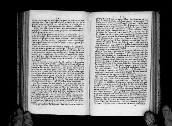 Rapport sur la nécessité et les moyens d'anéantir le patois et d'universaliser l'usage de la langue française par Grégoire