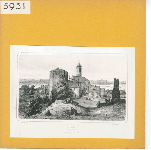 Beaufort-en-Vallée : Inondations (Juin 1856)