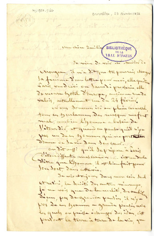 9 bis - 2 lettres à sa famille et 3 cartes