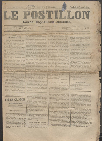 Le postillon. 22 fév. 1884 (2e année, n° 52)