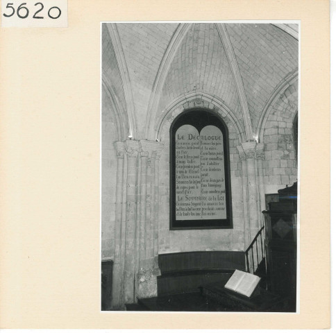 Angers : Temple protestant (intérieur)