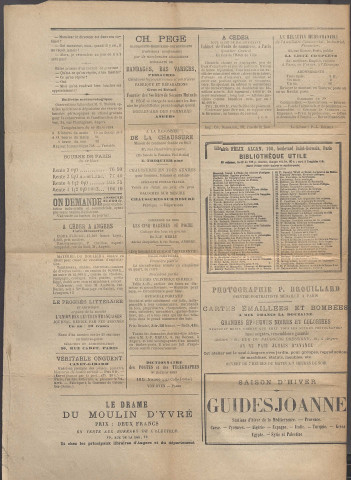 Le postillon. 12 mars 1884 (2e année, n° 70)