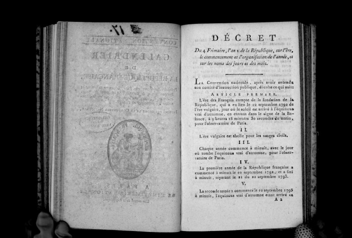 Calendrier de la République française