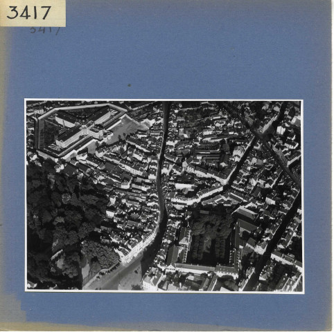 Angers : Quartier Saint-Michel, vue aérienne