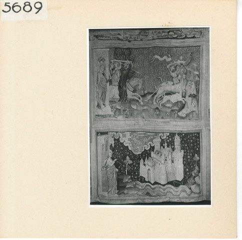 Angers : Tapisserie de l'Apocalypse, détails