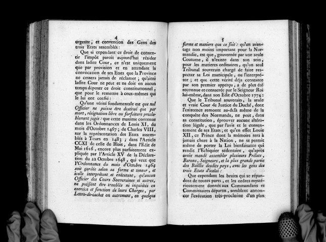 Précis de ce qui s'est passé au Parlement de Rouen... depuis le 5 mai jusqu'au 25 juin 1788
