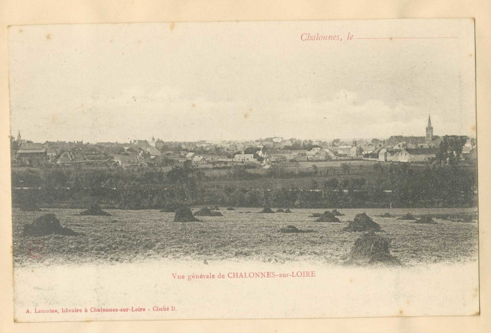 Vue générale de Chalonnes-sur-Loire