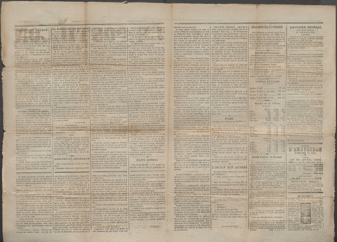 Le postillon. 24 avril 1884 (2e année, n° 112)