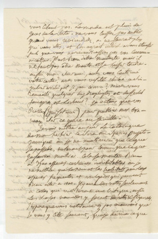 Correspondance de Bory de Saint-Vincent [à M. Gay et au Dr Lallemand]