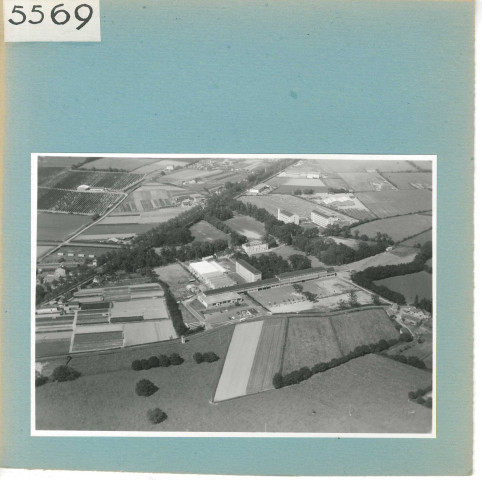 Angers : La Baronnerie (vue aérienne)