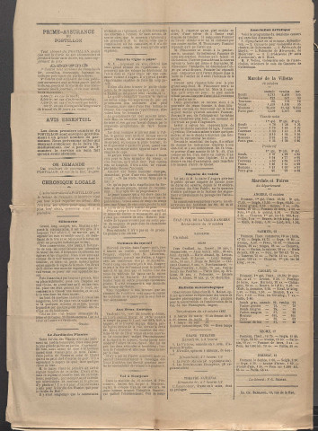 Le postillon. 21 oct. 1883 (1re année, n° 1)
