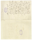 Correspondance de Eugène Burnouf, et L. Delisle, née Burnouf [à Pierre-Jean David d'Angers]