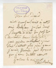 Correspondance de Louis Boulanger [à Pierre-Jean David d'Angers]