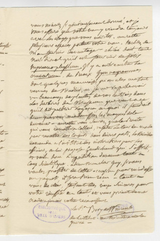 Correspondance de Bory de Saint-Vincent [à M. Gay et au Dr Lallemand]