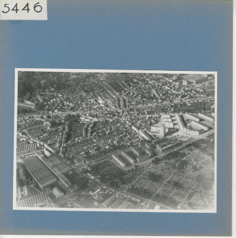 Angers : Rue Pasteur (vue aérienne)