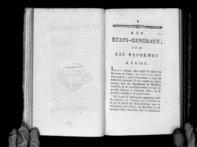 Aux Etats-Généraux sur les réformes à faire