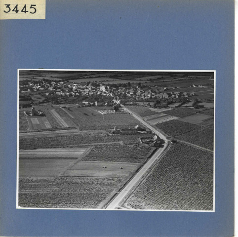 Beaulieu-sur-Layon : Vue aérienne