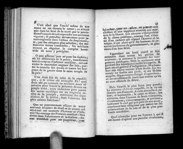 Cahier contenant les voeux des communes de la province d'Anjou