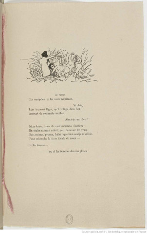 L'après-midi d'un faune [estampe]
