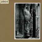 Angers : Cathédrale, détail des statues de la façade