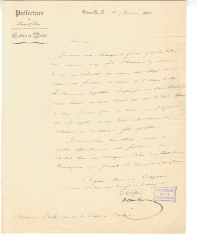 Aubernon, préfet de Seine-et-Oise