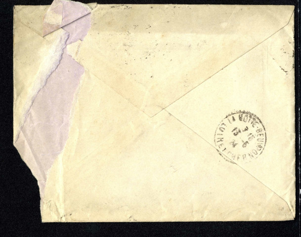 Lettre d'Edouard Monet à Jean Huré