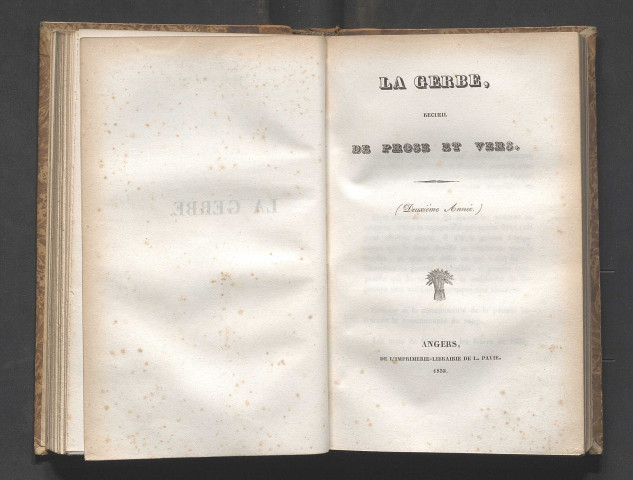 La Gerbe. 1835