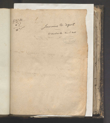 Souvenirs et regrets