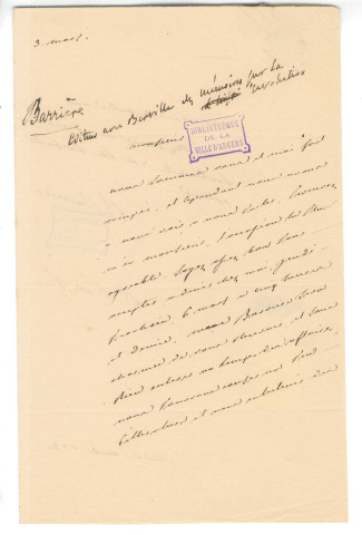 Barrière, éditeur des Mémoires sur la Révolution