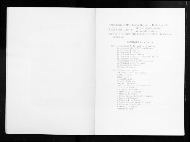 5e Exposition de la Société artistique des amateurs, du 8 au 30 mars 1903