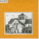 Blou : Eglise (Atlas Célestin Port, planche 25, gravure)