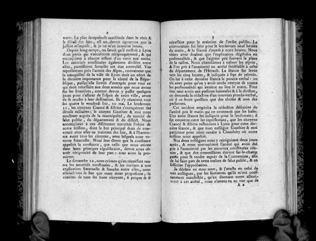 Rapport fait à la Convention nationale, par P. C. Nioche, sur les malheureux événements arrivés à Lyon, le 29 mai 1793, l'an IIe